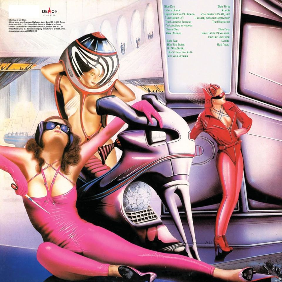 GILLAN - FUTURE SHOCK (1981) - 2LP 2025 COLOURED EDITION SIFIR PLAK