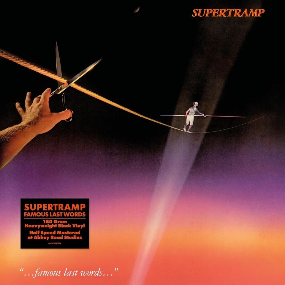 SUPERTRAMP - FAMOUS LAST WORDS (1982) - LP 180GR 2026 HALF SPEED MASTERING EDITION SIFIR PLAK