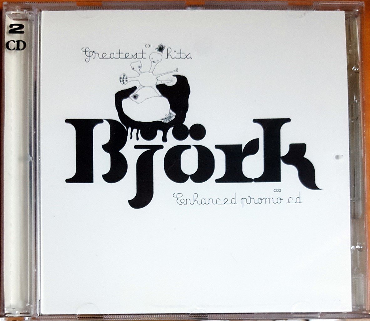 BJÖRK - GREATEST HITS + ENHANCED PROMO CD (2002) PROMO 2CD 2.EL