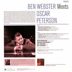 BEN WEBSTER - MEETS OSCAR PETERSON (1959) - LP 180GR 2017 JAZZ IMAGES EDITION SIFIR PLAK