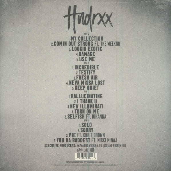 FUTURE - HNDRXX (2017) - 2xLP 2018 EDITION HIP HOP , TRAP SIFIR PLAK