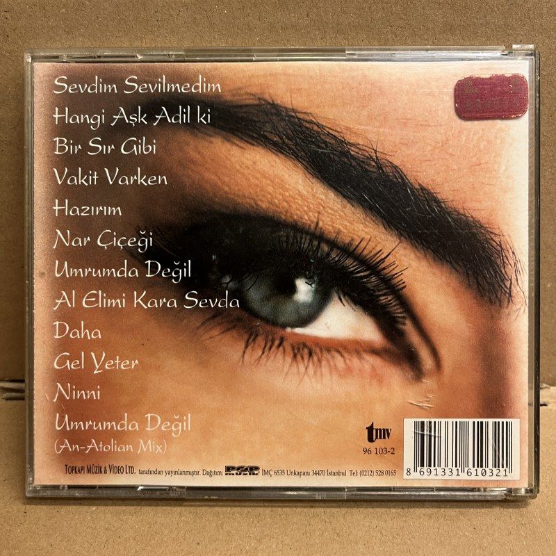 CANDAN ERÇETİN - HAZIRIM (1996) - CD 2.EL