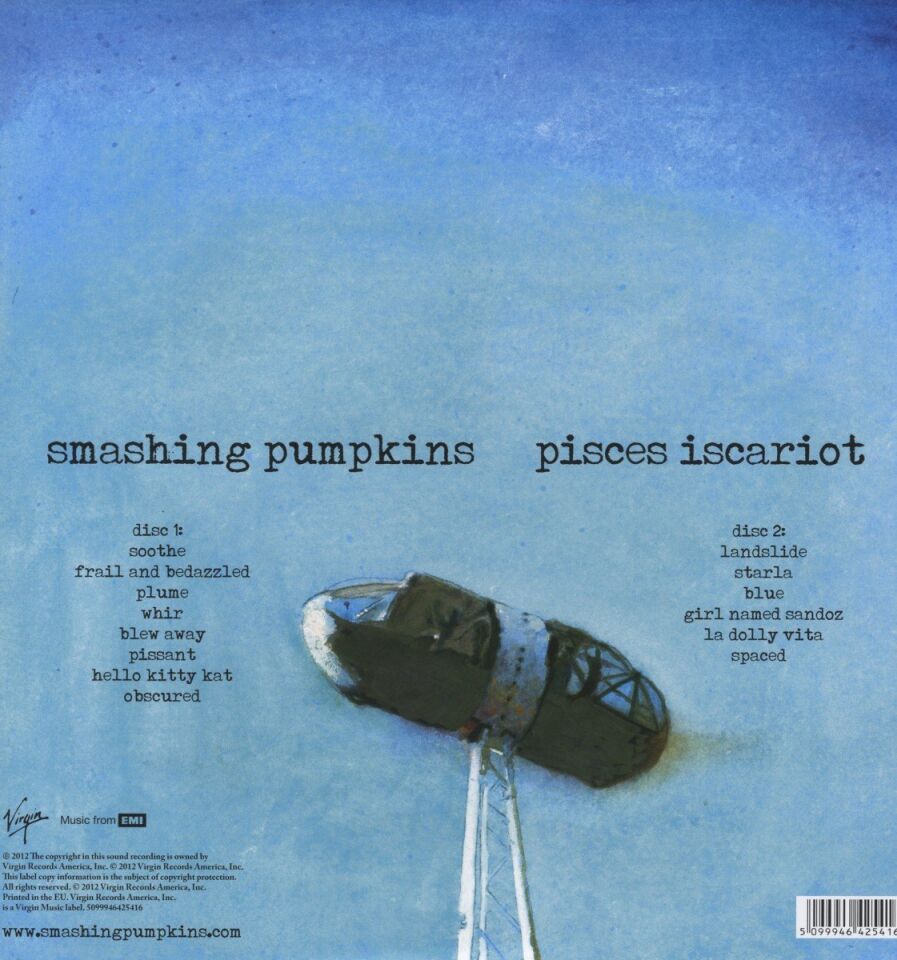 SMASHING PUMPKINS - PISCES ISCARIOT (1994) - 2xLP COMPILATION 180GR 2012 EDITION SIFIR PLAK