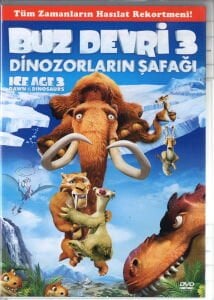 ICE AGE 3 DAWN OF THE DINOSAURS - BUZ DEVRİ 3 DİNOZORLARIN ŞAFAĞI - ANİMASYON - DVD 2.EL