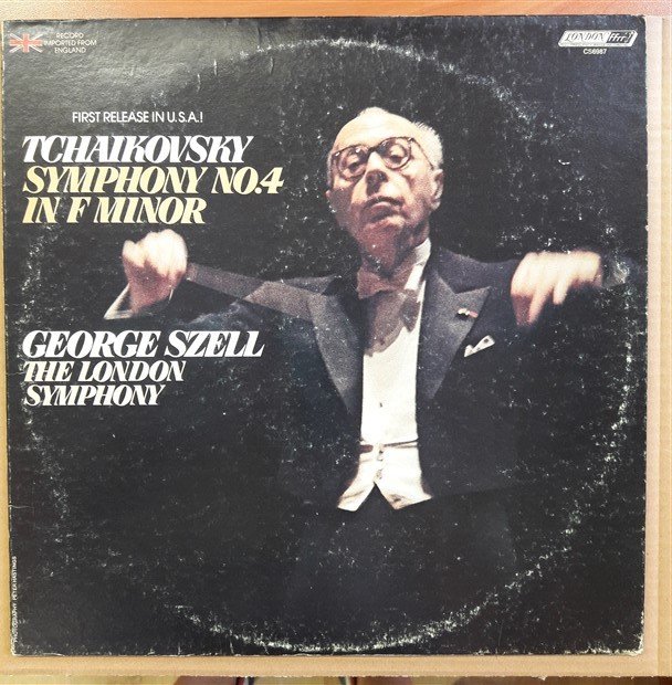 TCHAIKOVSKY: SYMPHONY NO.4, THE LONDON SYMPHONY, GEORGE SZELL (1977) - LP 2.EL PLAK