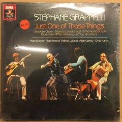 STEPHANE GRAPPELLI - JUST ONE OF THOSE THINGS 1984 MARTIN TAYLOR SIFIR PLAK