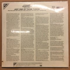 STEPHANE GRAPPELLI - JUST ONE OF THOSE THINGS 1984 MARTIN TAYLOR SIFIR PLAK