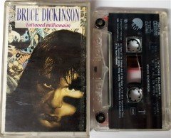 BRUCE DICKINSON - TATTOOED MILLIONAIRE (1990) CASSETTE MADE IN FRANCE ''USED''
