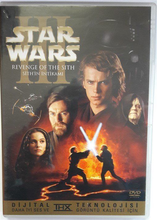 STAR WARS III REVENGE OF THE SITH - SITH'IN İNTİKAMI - EVAN McGREGOR - NATALIE PORTMAN - SAMUEL L. JACKSON - GEORGE LUCAS - 2DVD 2.EL