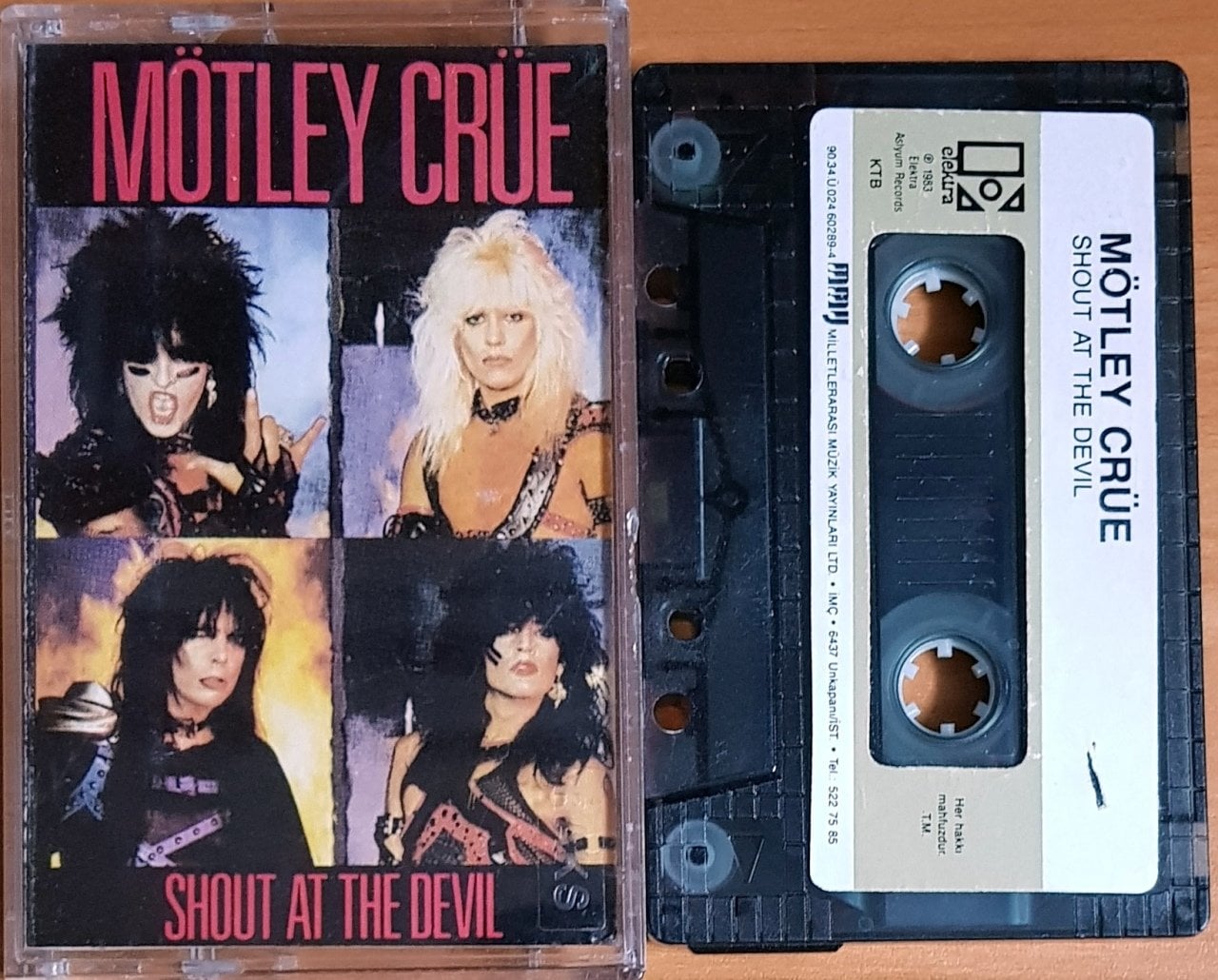 MOTLEY CRUE - SHOUT AT THE DEVIL (1990) MMY KASET 2.EL
