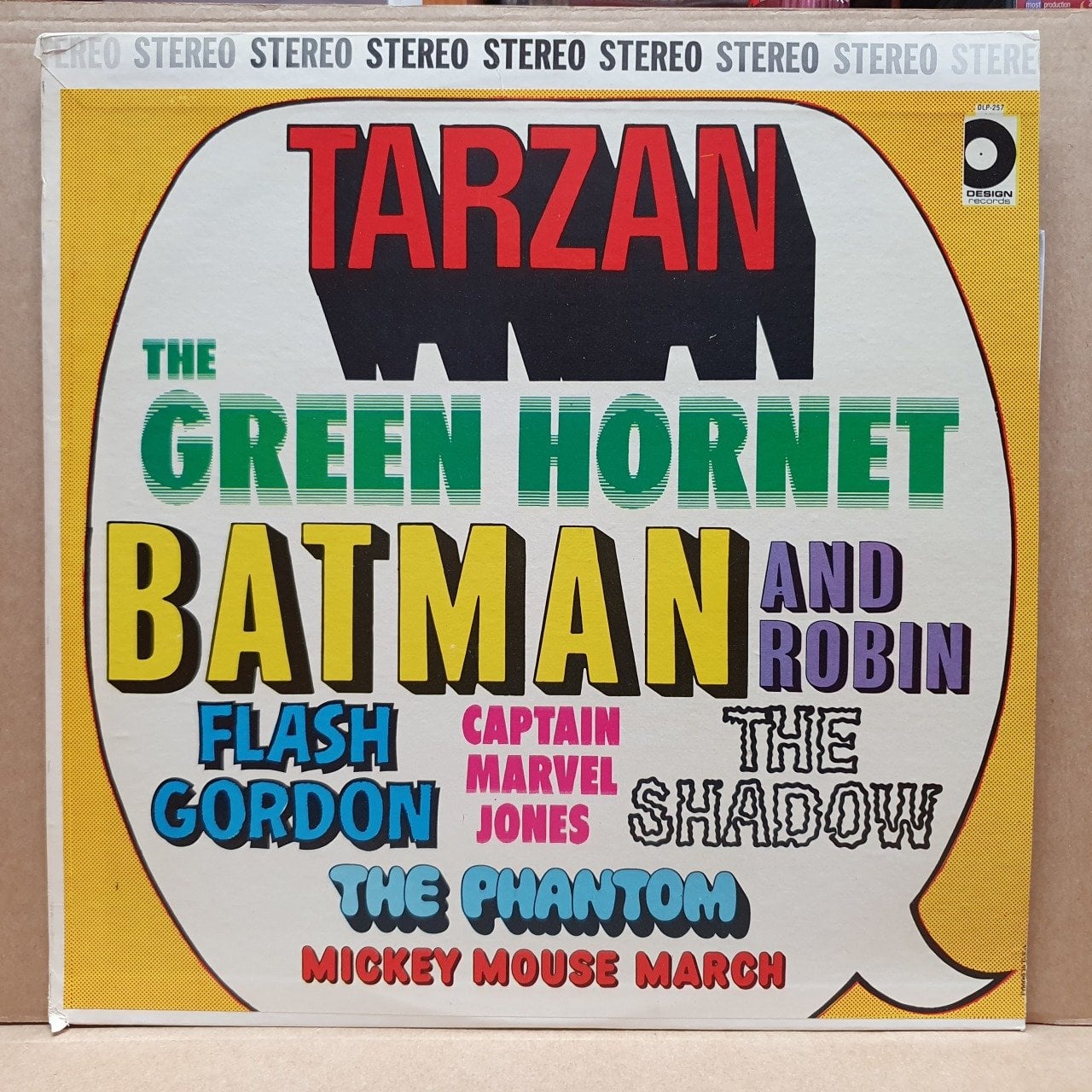 THE SUPER DUPERS - THE SUPER DUPER RECORD OF SUPER HEROES (1966) - LP 2.EL PLAK