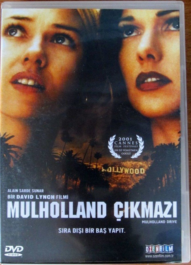 MULHOLLAND ÇIKMAZI - MULHOLLAND DRIVE - NAOMI WATTS - LAURA ELENA - DAVID LYNCH - DVD 2.EL