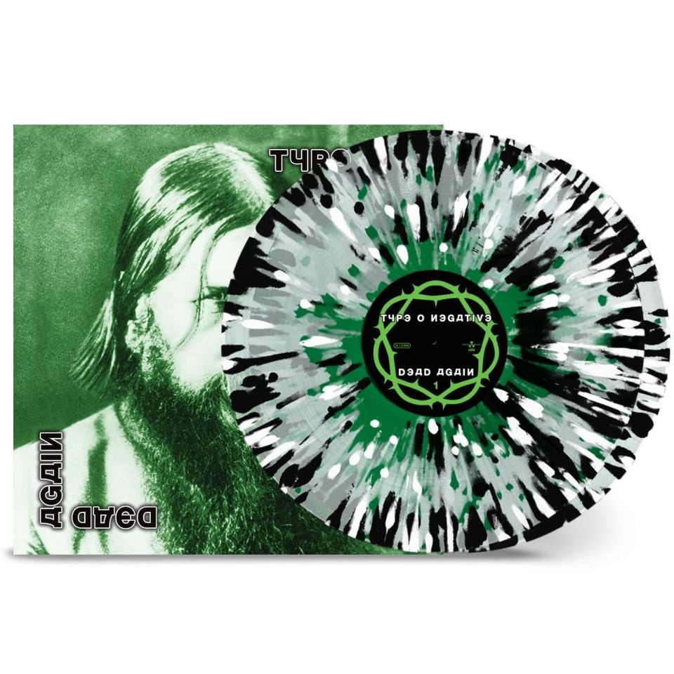 TYPE O NEGATIVE - DEAD AGAIN (2007) - 2LP 2024 GREEN , WHITE , BLACK SPLATTER COLOURED VINYL EDITION SIFIR PLAK