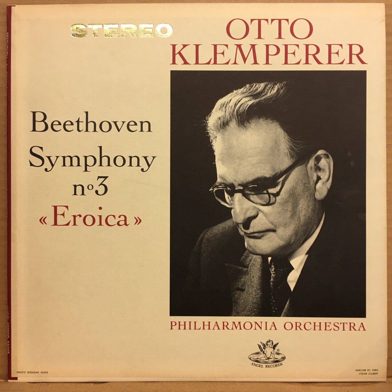 BEETHOVEN SYMPHONY NO 3 OTTO KLEMPERER 2.EL PLAK