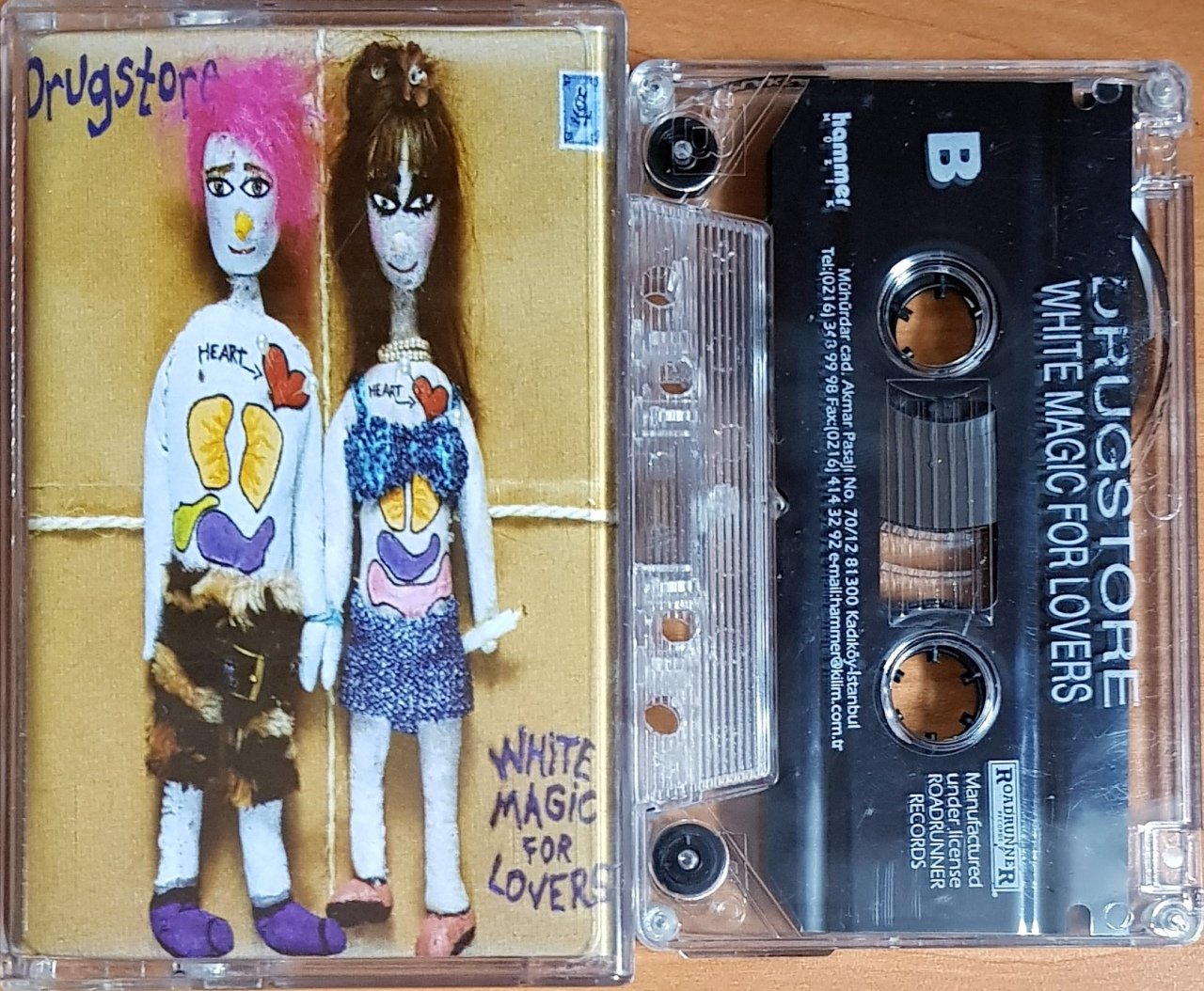 DRUGSTORE - WHITE MAGIC LOVERS / HAMMER MÜZİK KASET 2.EL