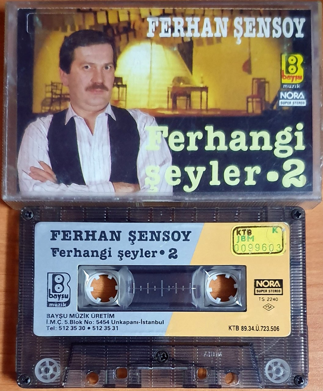 FERHAN ŞENSOY - FERHANGİ ŞEYLER 2 (1989) - KASET BAYŞU MÜZİK 2.EL
