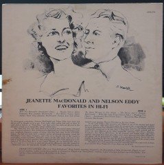 JEANETTE MacDONALD & NELSON EDDY - FAVORITES IN HI-FI - PLAK 2.EL