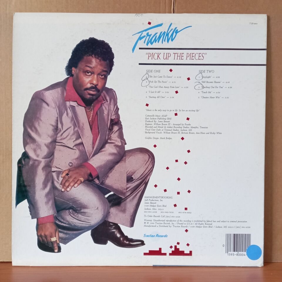 FRANKO – PICK UP THE PIECES (1988) - LP 2.EL PLAK