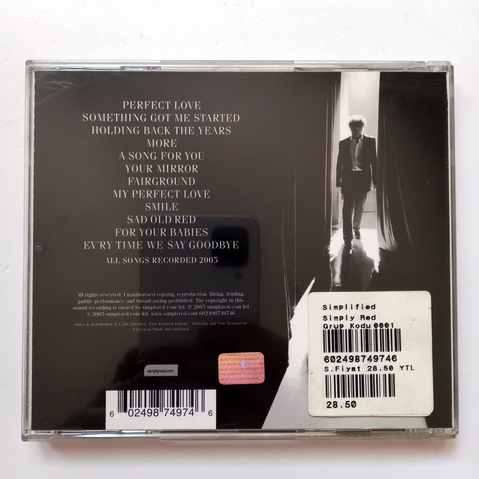 SIMPLY RED – SIMPLIFIED (2005) - CD 2.EL