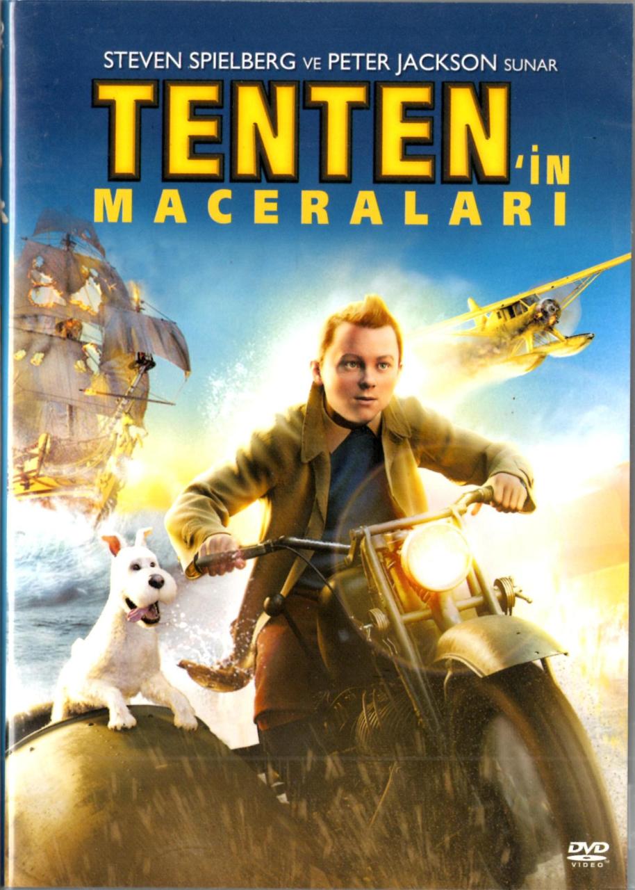 TENTEN'İN MACERALARI - THE ADVENTURES OF TINTIN: THE SECRET OF THE UNICORN - JAMES BELL - STEVEN SPIELBERG - DVD 2.EL