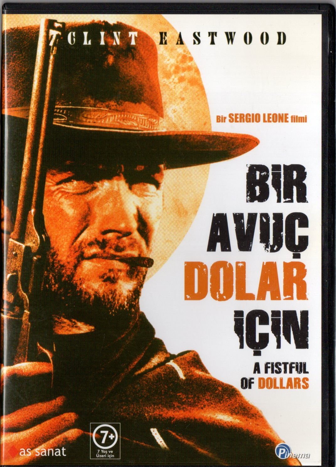A FISTFUL OF DOLLARS - BİR AVUÇ DOLAR İÇİN - CLINT EASTWOOD - SERGIO LEONE - DVD 2.EL