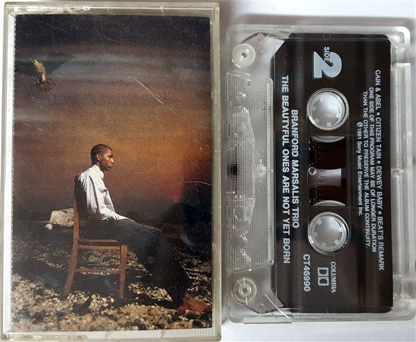 BRANFORD MARSALIS TRIO - THE BEAUTYFUL ONES ARE NOT YET BORN (1991) CASSETTE MADE IN USA ''USED''