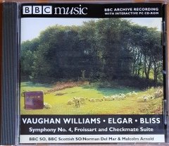 VAUGHAN WILLIAMS / ELGAR / BLISS / SYMPHONY NO.4, FROISSART AND CHECKMATE (1999) BBC MUSIC MAGAZINE PROMO CD 2.EL