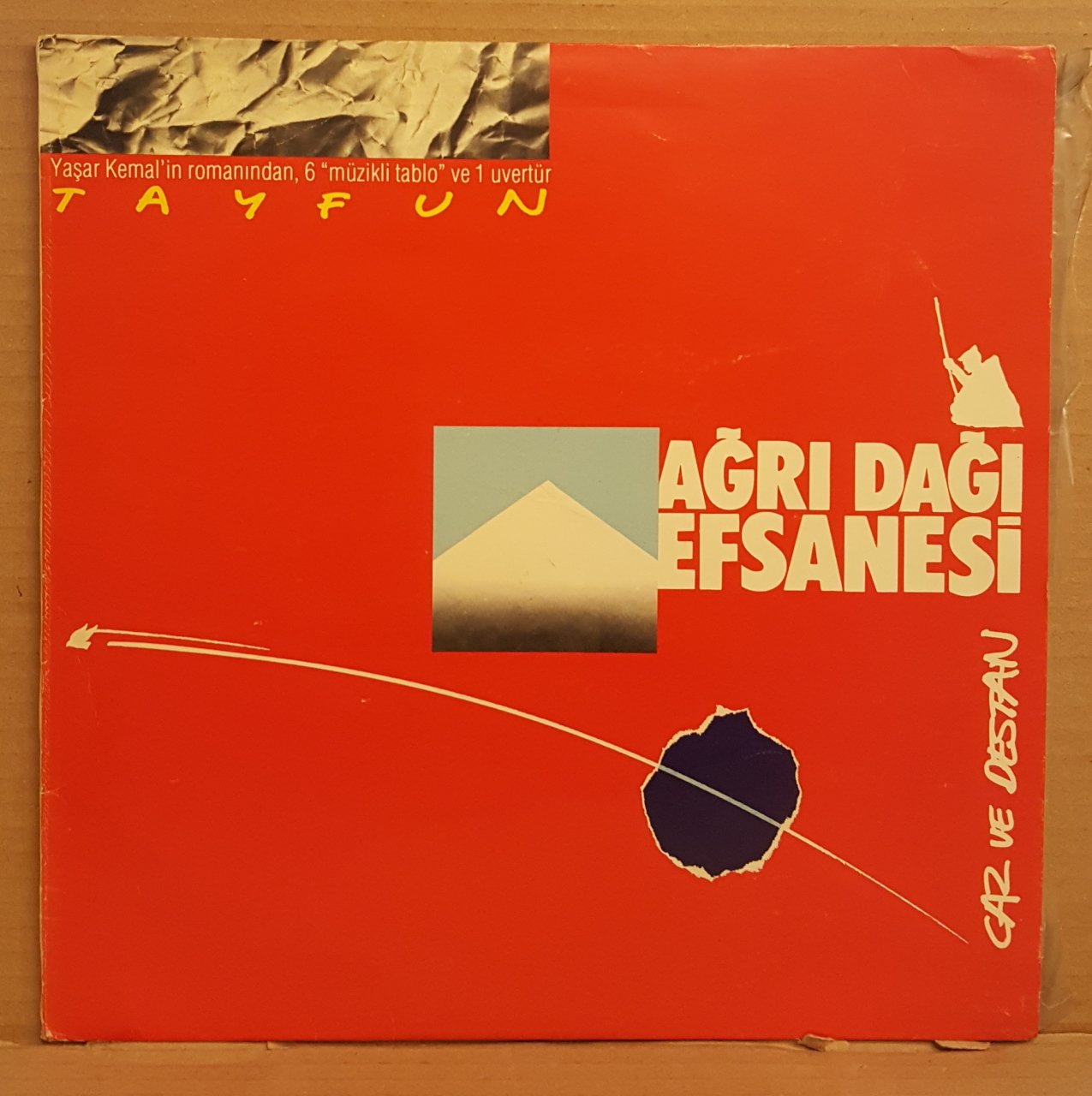 TAYFUN - AĞRI DAĞI EFSANESİ (1987) - LP 2.EL PLAK