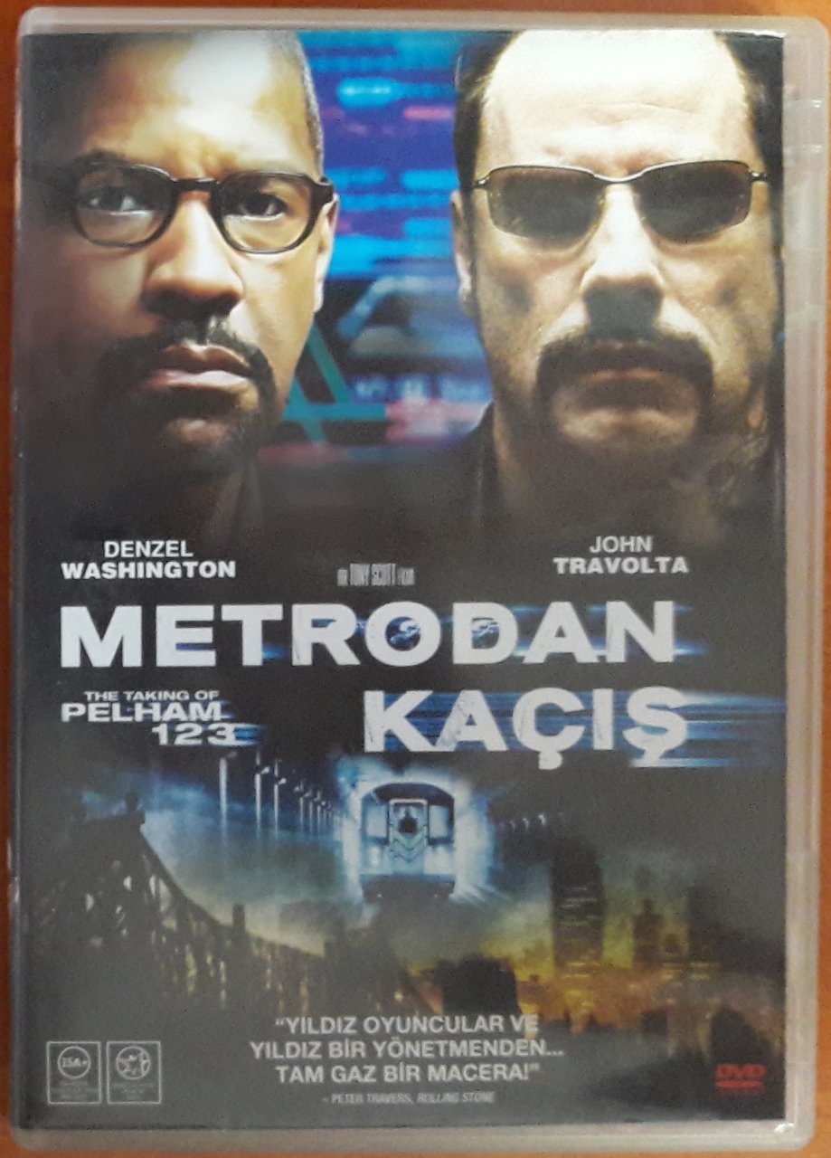 METRODAN KAÇIŞ - THE TAKING OF PELHAM 123 - DENZEL WASHINGTON - JOHN TRAVOLTA - DVD 2.EL