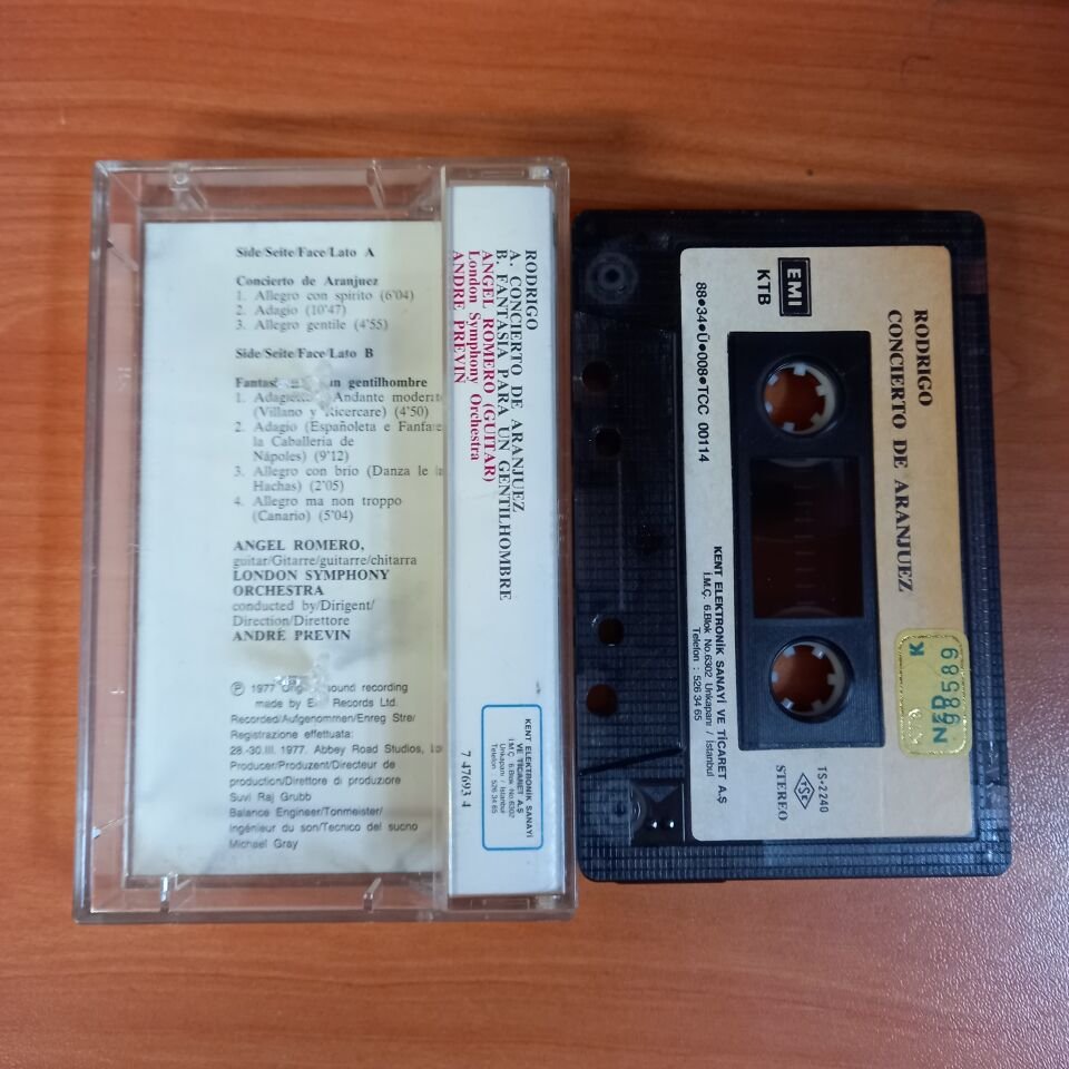 RODRIGO - CONCIERTO DE ARANJUEZ (1988) - KASET 2.EL