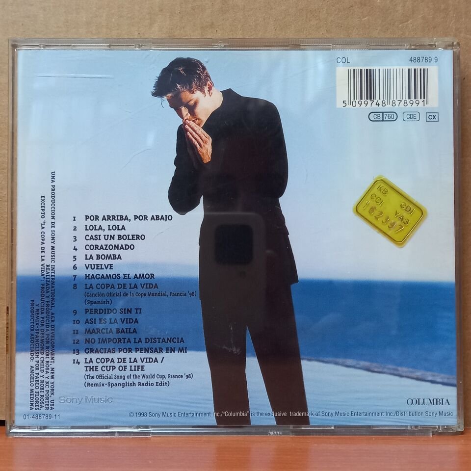 RICKY MARTIN - VUELVE (1998) - CD 2.EL