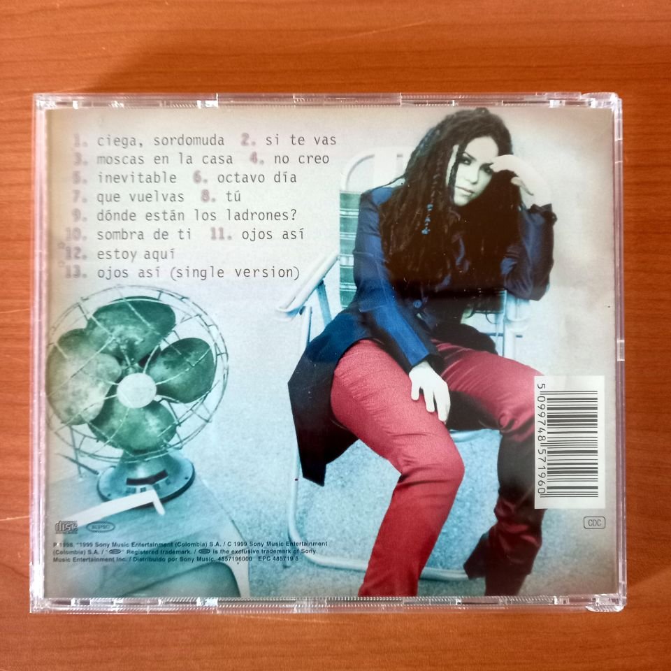 SHAKIRA – DONDE ESTAN LOS LADRONES? (1999) - CD 2.EL