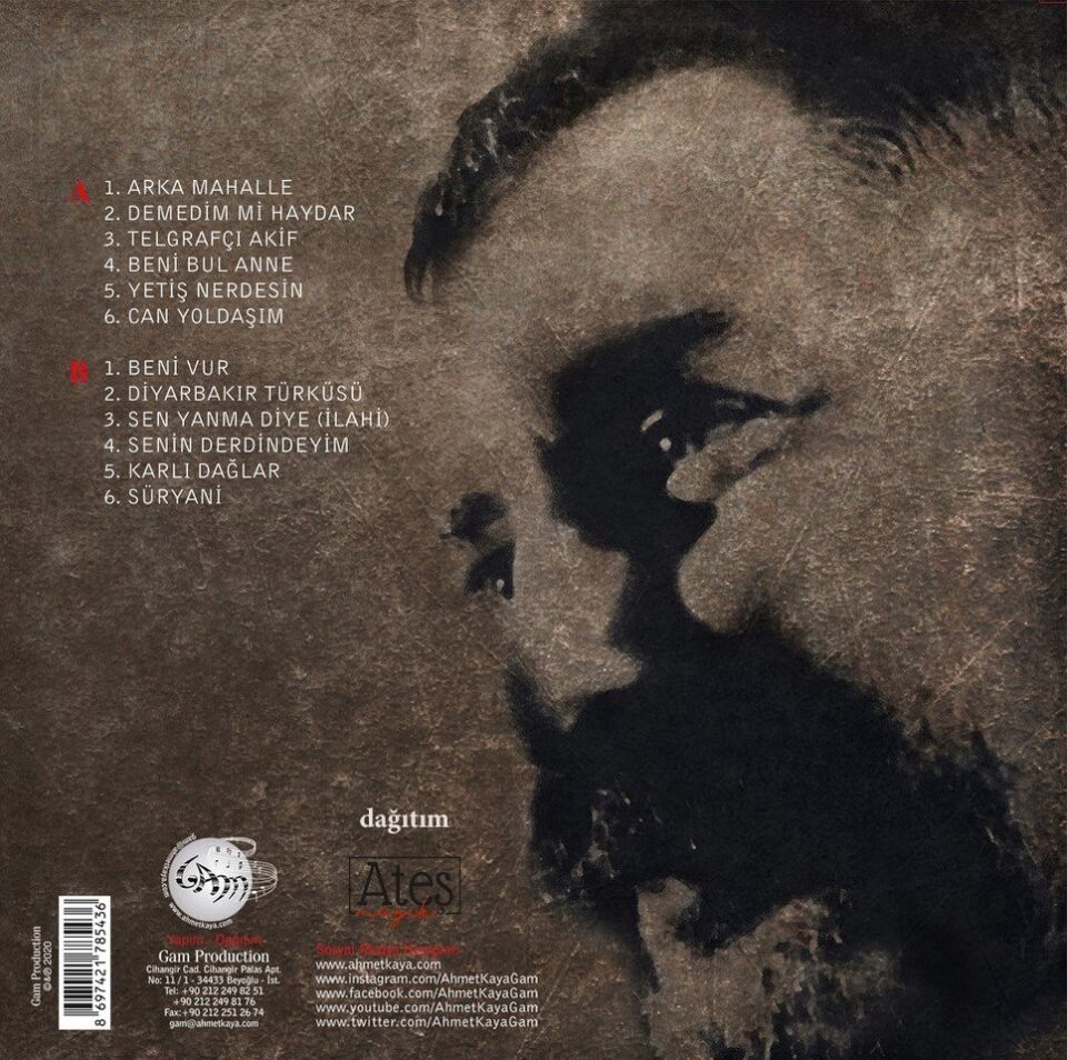 AHMET KAYA - BENİ BUL (1995) - LP 2025 BASIM SIFIR PLAK