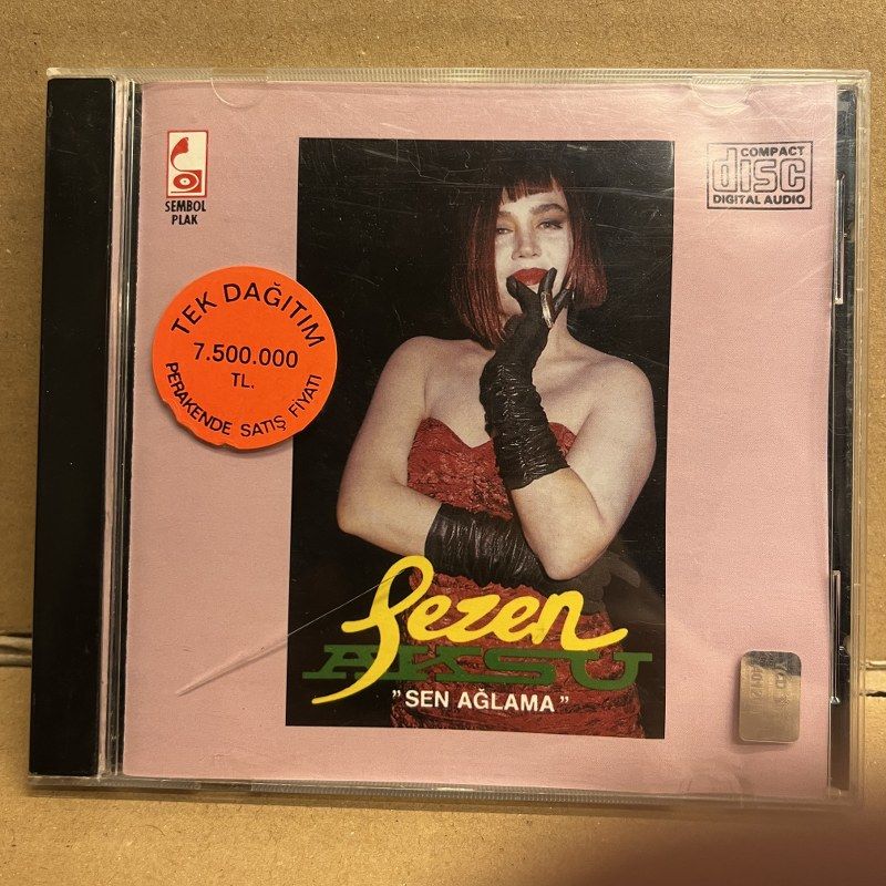 SEZEN AKSU - SEN AĞLAMA (1984) - CD 1993 BASKI 2.EL