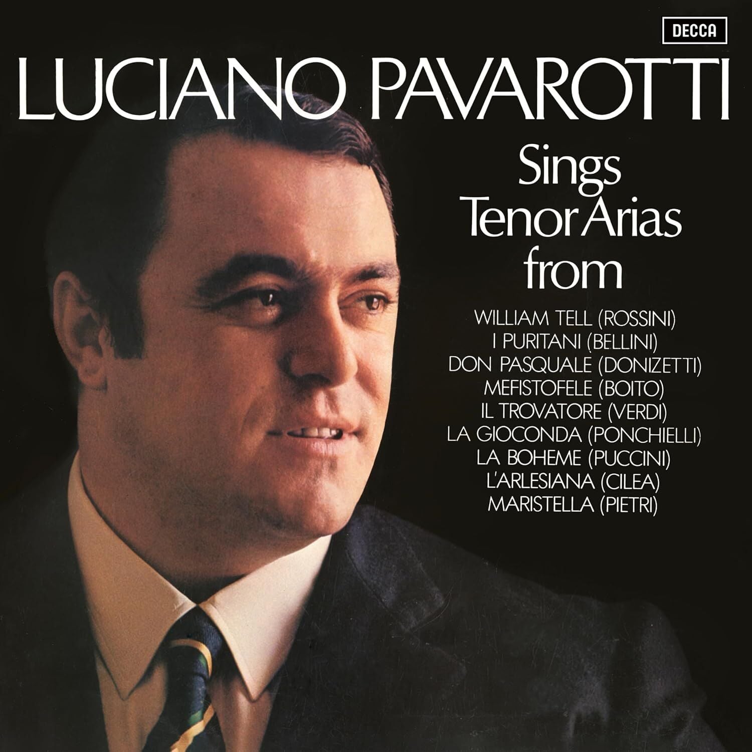 LUCIANO PAVAROTTI - SINGS TENOR ARIAS FROM ITALIAN OPERA (1971) - LP 180GR 2026 EDITION SIFIR PLAK