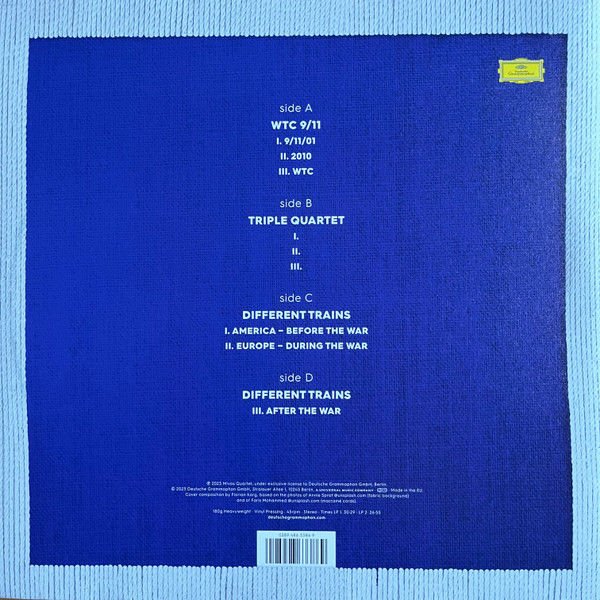 STEVE REICH, MIVOS QUARTET – THE STRING QUARTETS (2023) - 2xLP SIFIR PLAK