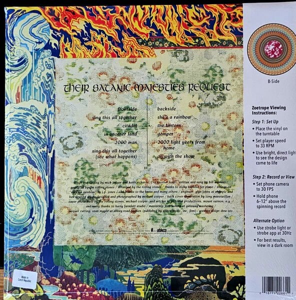 ROLLING STONES - THEIR SATANIC MAJESTIES REQUEST (1967) - LP 2025 ZOETROPE PICTURE DISC EDITION SIFIR PLAK