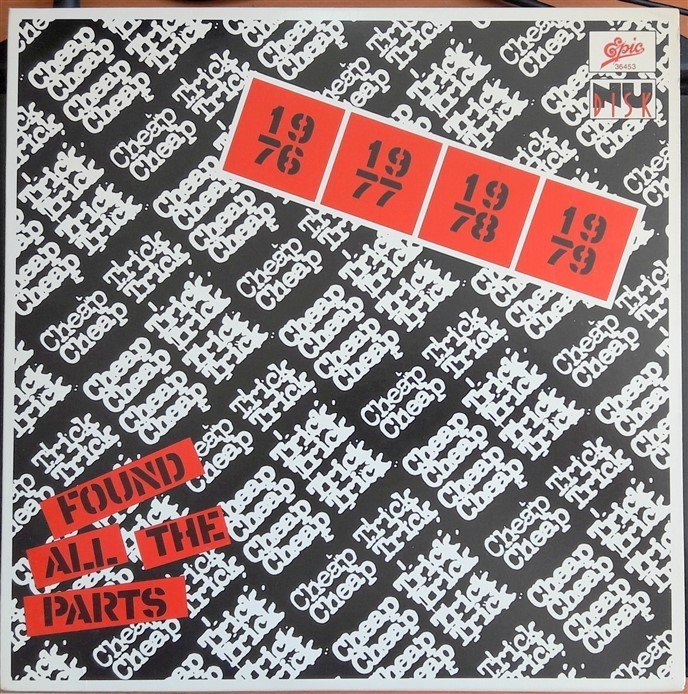 CHEAP TRICK - FOUND ALL THE PARTS (1980) - 10'' PLAK 2.EL