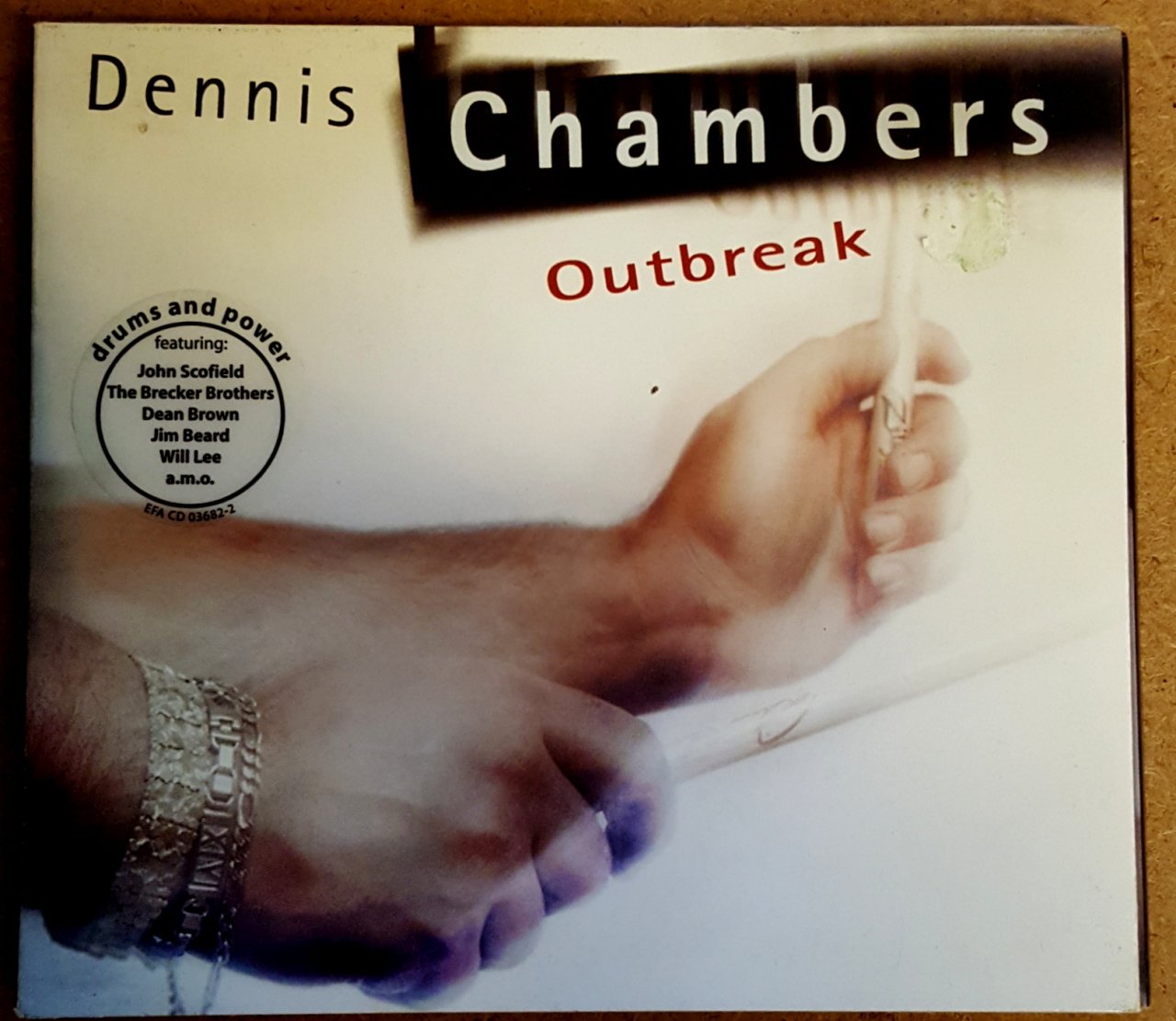 DENNIS CHAMBERS (2002) OUTBREAK CD feat. JOHN SCOFIELD BRECKER BROTHERS JAZZ FUSION DIGIPACK 2.EL