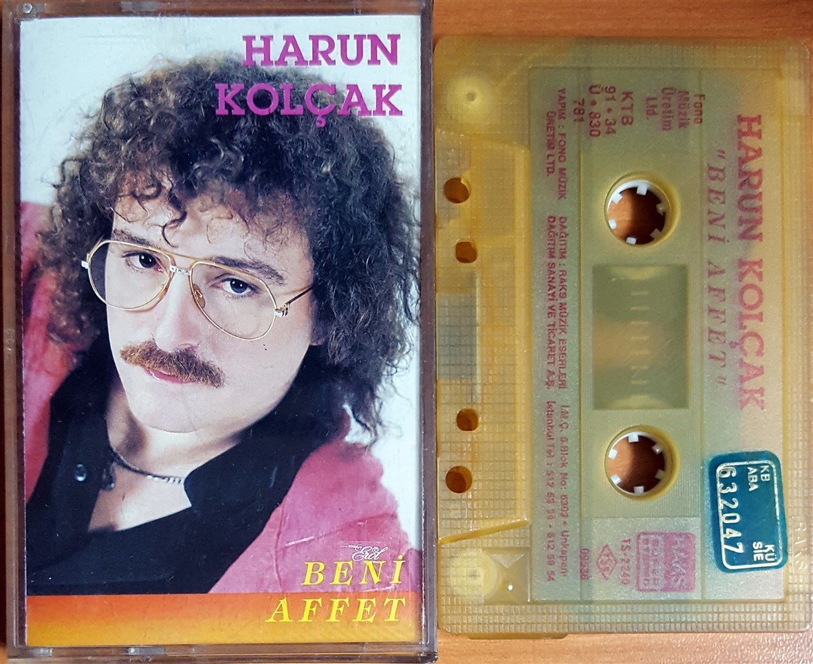 HARUN KOLÇAK - BENİ AFFET (1991) FONO KASET 2.EL