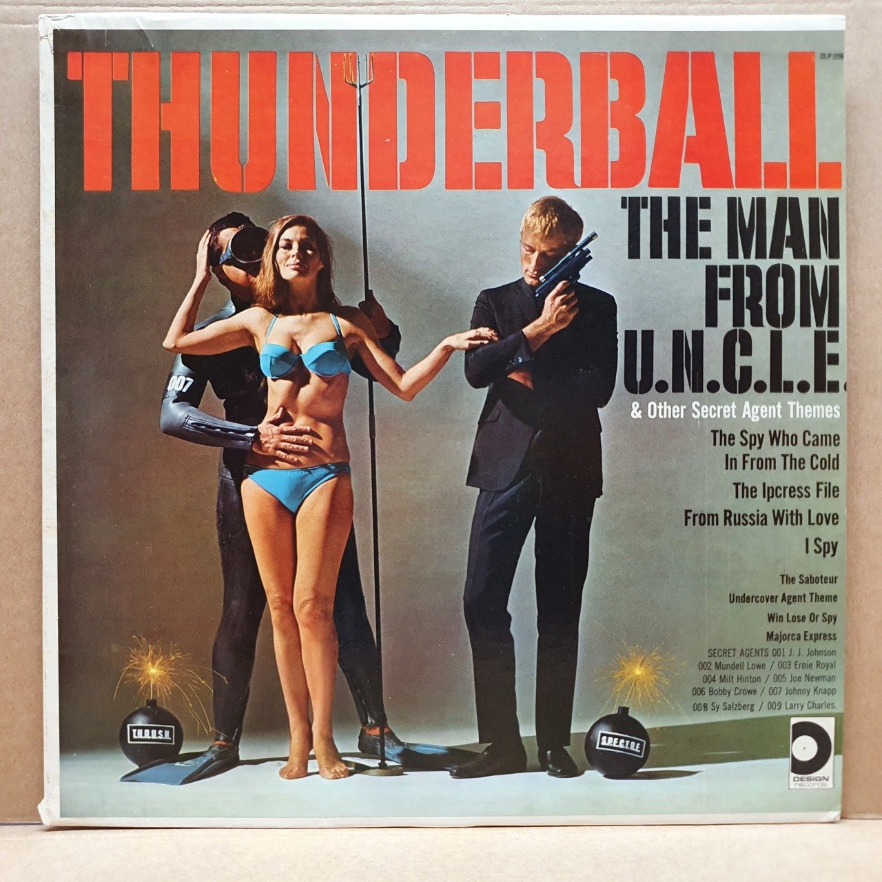 THE JAZZ ALL-STARS - THUNDERBALL & OTHER SECRET AGENT THEMES (1966) - LP 2.EL PLAK
