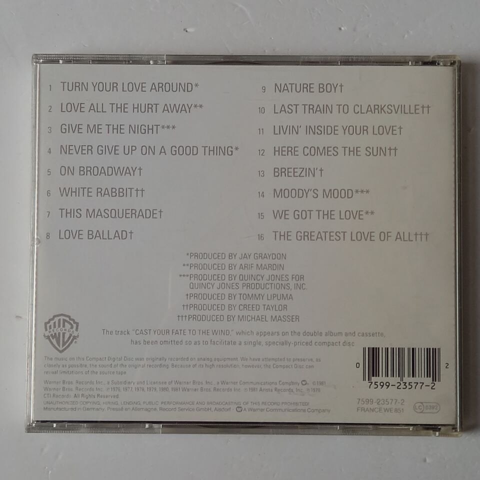 GEORGE BENSON – THE GEORGE BENSON COLLECTION (1981) - CD REISSUE 2.EL