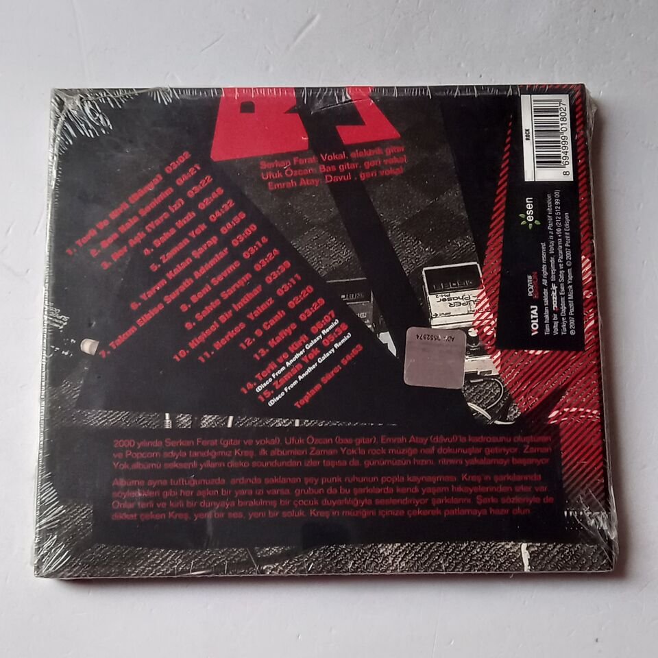 KREŞ - ZAMAN YOK (2007) - CD DIGIPAK AMBALAJINDA SIFIR