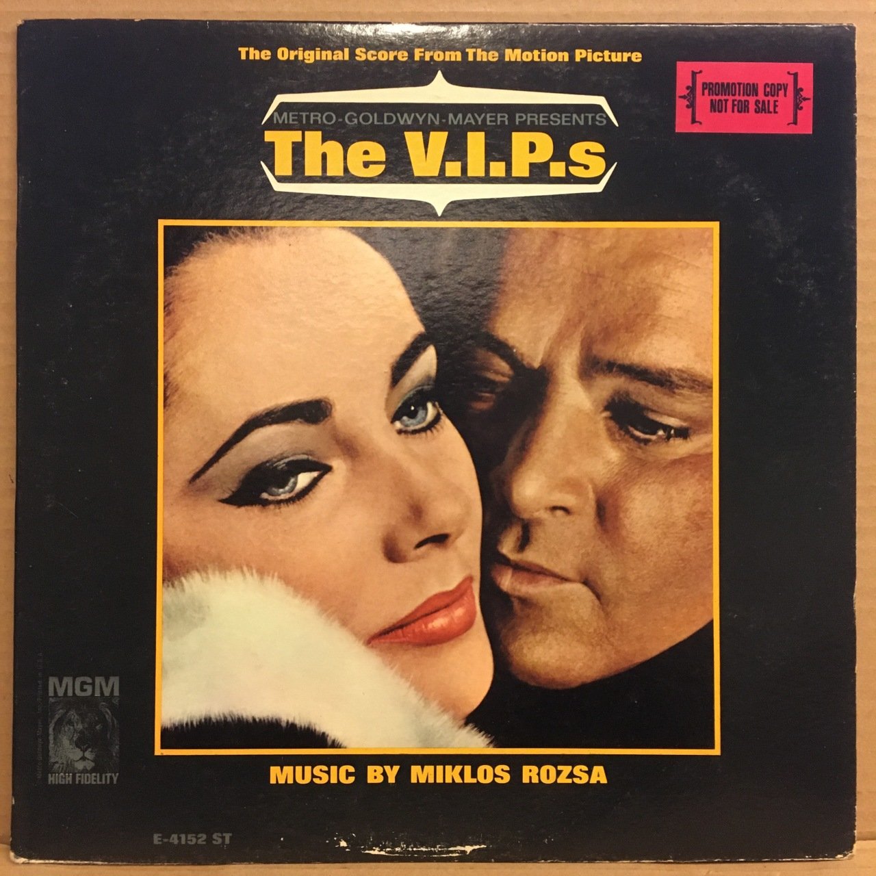 THE V.I.P.s SOUNDTRACK MIKLOS ROZSA 1963 ROTA, FEDERICO FELLINI 2.EL PLAK