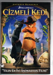 PUSS IN BOOTS - ÇİZMELİ KEDİ - ANTONIO BANDERAS - ANİMASYON - DVD 2.EL