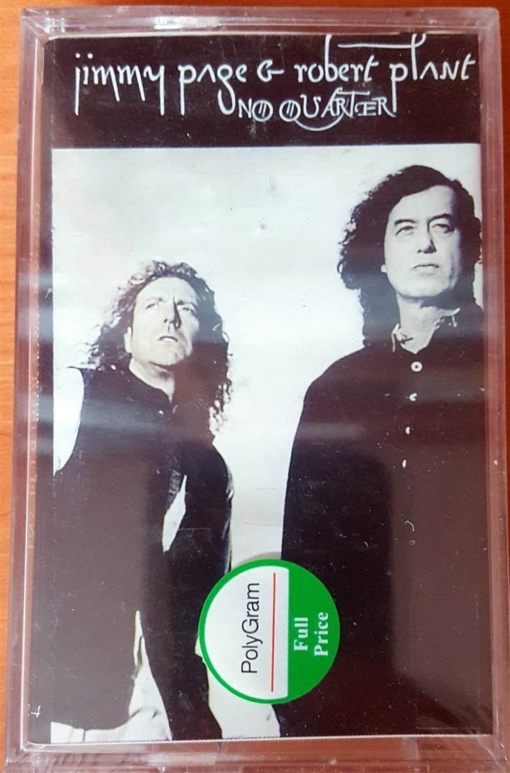 JIMMY PAGE & ROBERT PLANT - NO QUARTER / UNLEDDED (1995) RAKS CASSETTE MADE IN TURKEY ''NEW''