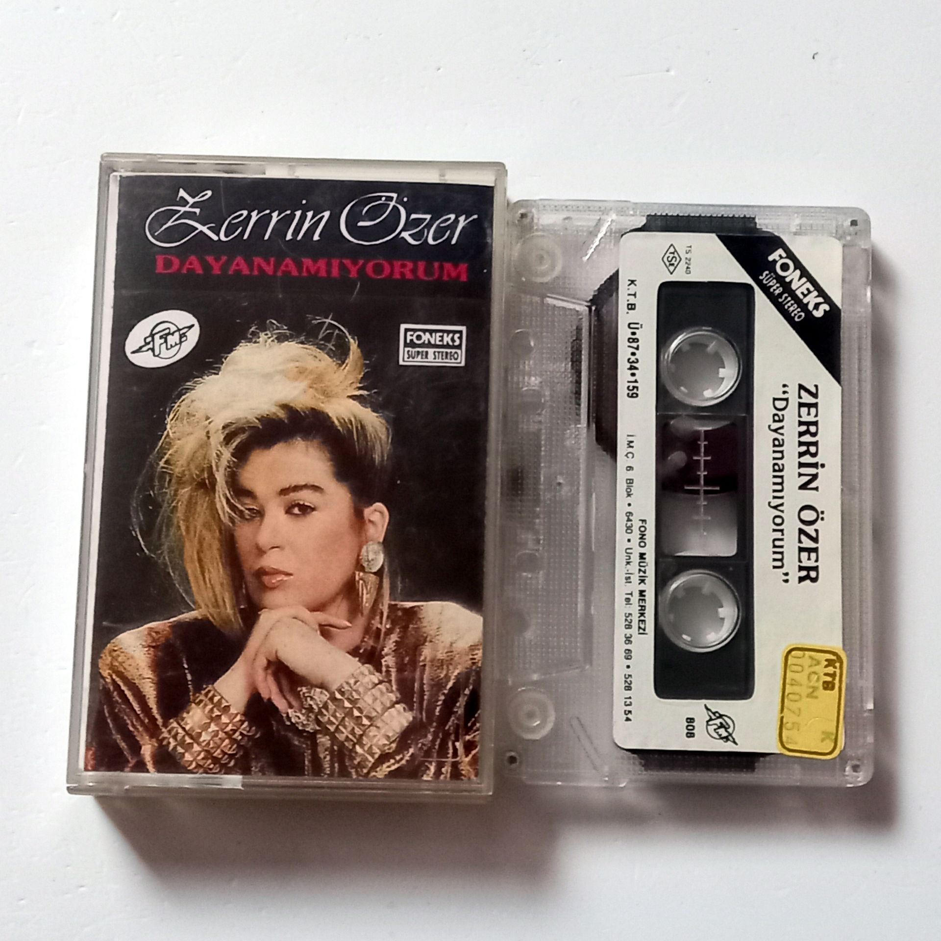 ZERRİN ÖZER - DAYANAMIYORUM (1987) - KASET 2.EL