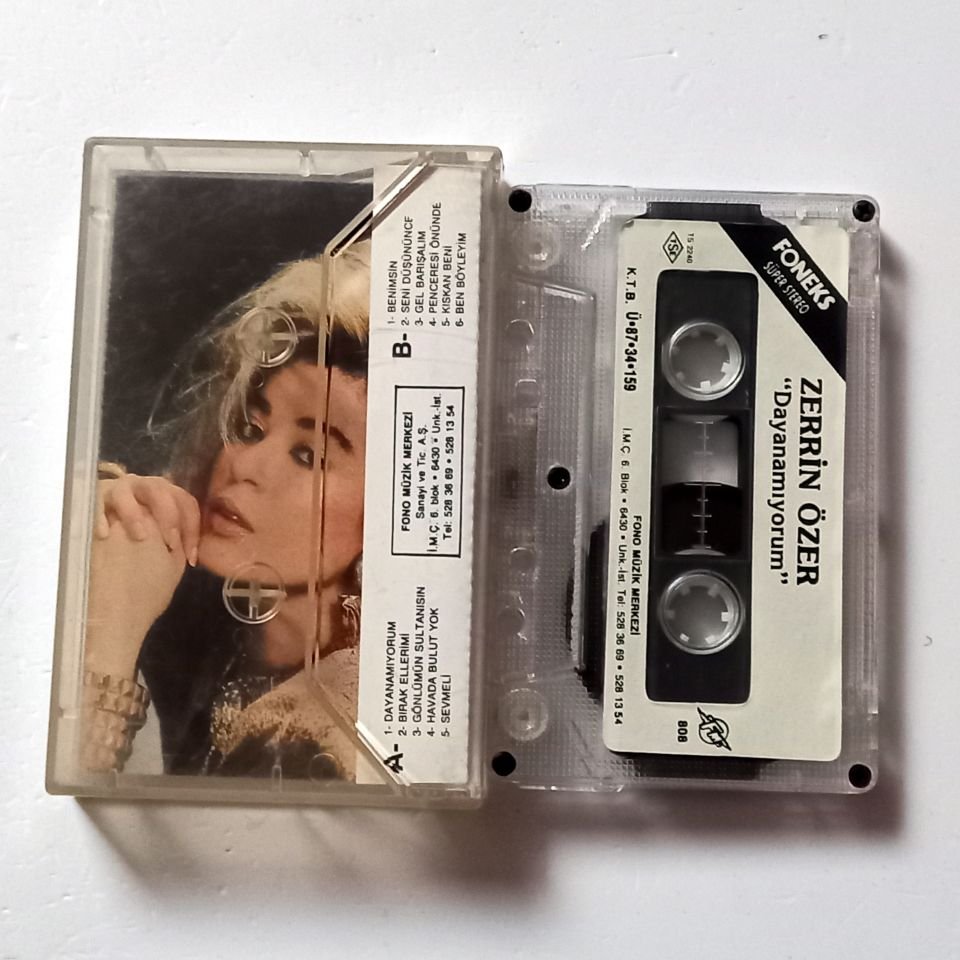 ZERRİN ÖZER - DAYANAMIYORUM (1987) - KASET 2.EL