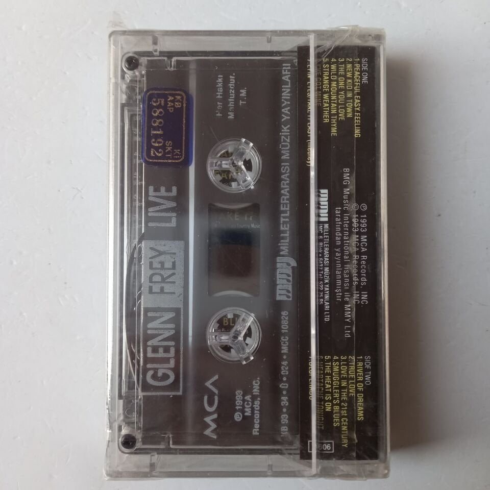 GLENN FREY – LIVE (1993) -  AMBALAJINDA SIFIR KASET