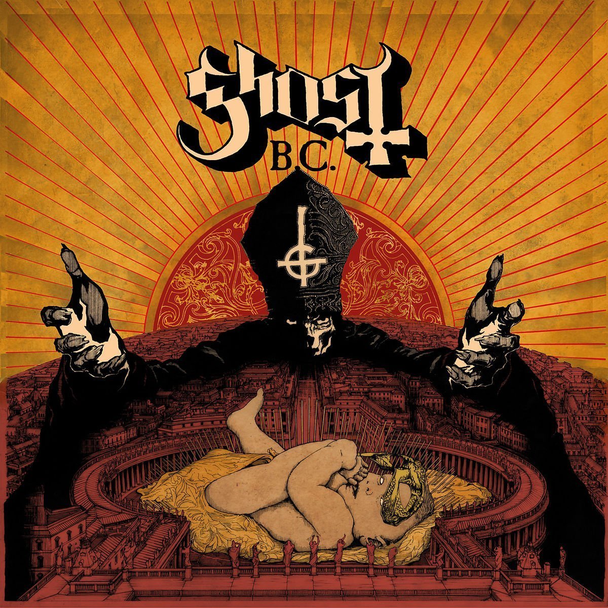 GHOST B.C. - INFESTISSUMAM (2013) - LP RED VINYL